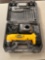 Dewalt 18v cordless right angle drill, battery, case and charger included