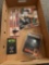 Box of assorted HI-VIZ shooting beads, redhead 3 piece shotgun cleaning rod, extreme phone case,