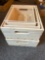 2 sets of wooden storage trays