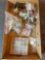 Box of assorted screws, nails, and bolts