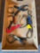 Box of assorted filter wrenches