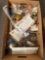 Box of assorted plumbing accessories