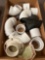 Box of assorted plumbing pipe