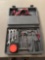 Small tool kit, jumper cables, wrenches, screw drivers, electrical supplies