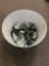 Steel bucket of various size castors