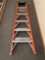 Keller model 976 heavy duty industrial folding ladder