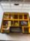 Assorted hardware kit, screws of various sizes, Komelon self locking 12ft tape measure