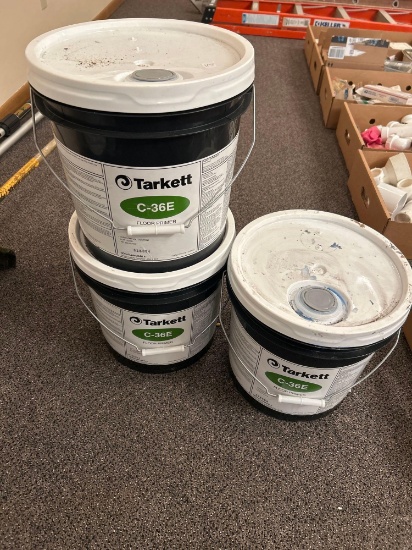 (3) 4 gal buckets of Tarkett C-36E floor primer