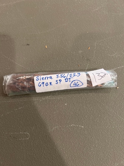 Sierra 5.56/.223 69 gr. SP BT bullets