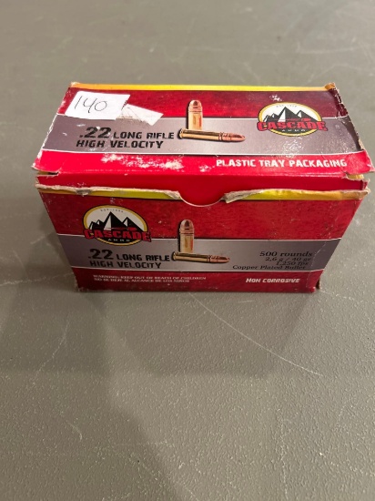 500 rds of .22 LR ammunition
