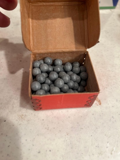 1 partial box of Hornady .310 cal lead muzzleloader balls
