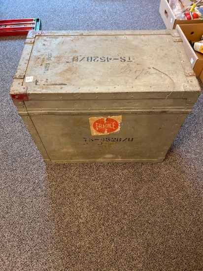Two vintage tool boxes