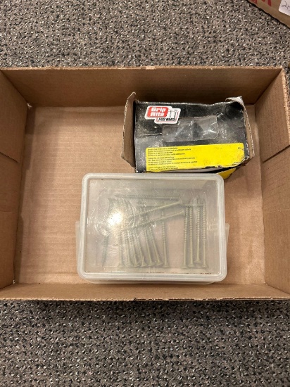 Box assorted nails and screws