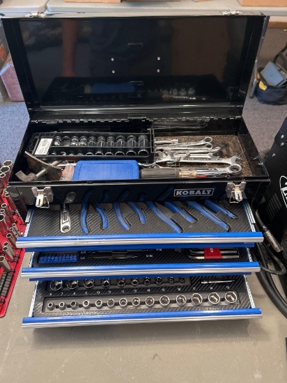 Kobalt Tool box, full of like new tools