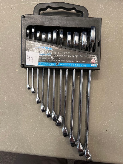 Power Torque 11 piece standard combination wrench set