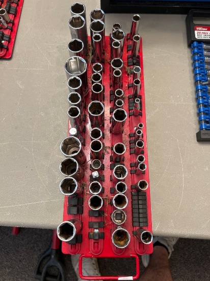 Assorted sockets with socket holder