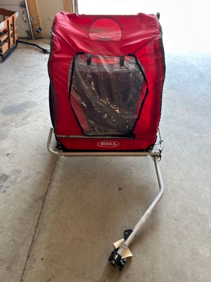 Bell pull behind childrens stroller