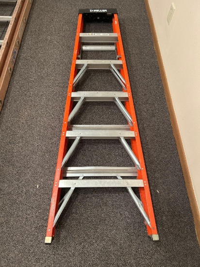 Keller model 976 heavy duty industrial folding ladder