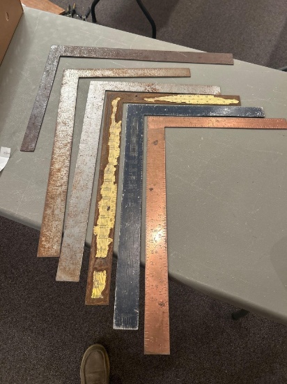 Assorted heavy duty framing squares