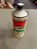 Empty can of Winchesterwestern ball powder