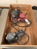 Black and Decker sander, Porter Cable sander, heat gun