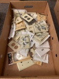 Box of assorted outlet covers
