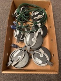 Box of rolled extension cords
