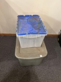 Plastic storage totes