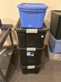 Plastic storage totes