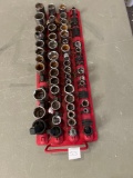 Assorted sockets with socket holder