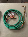 Acetylene torch kit, hose, tourch, guage and tip cleaners included