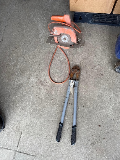 B&D Circular saw and Bolt Cutter