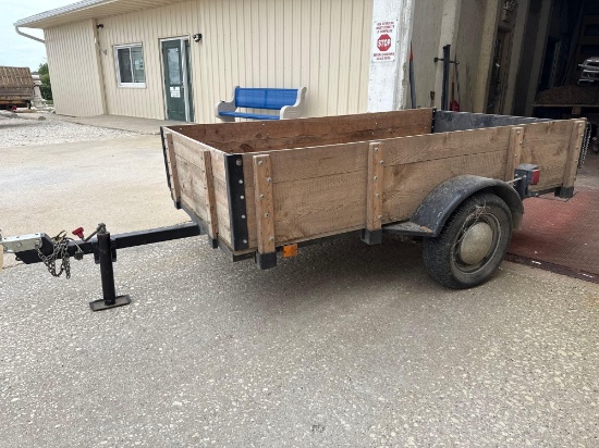 2 Wheel Trailer w/2" Ball Hitch, 50" x 8' w/drop gate