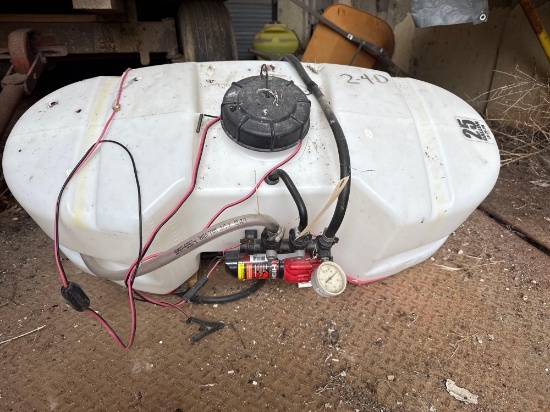 Fimco 25 Gallon Tank Sprayer w/spray boom and elec. pump