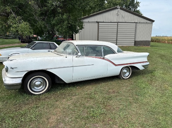 1957 Olds Super 88 2 Dr. Hardtop Car, Automatic, Oldsmobile J2 Rocket Engine