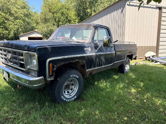 1978 Chevrolet Silverado Regular Cab 4x4 Pickup, Auto transmission