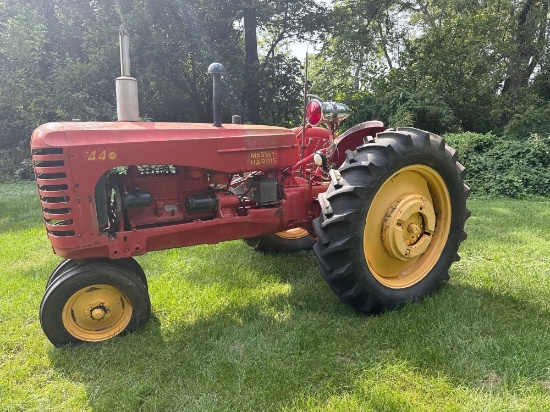 Massey Harris 44 Tractor, NF, 14.9-38 Tires, Fenders, 540 pto, Standard Drawbar