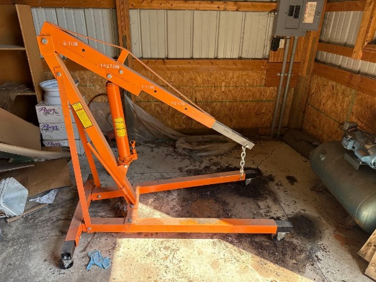 2 Ton Shop Crane on Wheels and Adjustable