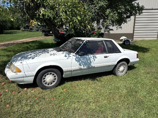 1993 Ford Mustang 2 Dr., 2.3L engine, Auto, Power Locks & Windows, Showing 71,055 miles - Runs Well!