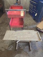 POERTABLE WORK STATION, 2 SHELF