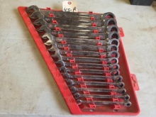 MILWAUKEE SAE OPEN/RATCHET BOX END WRENCH SET