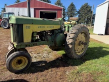 JOHN DEERE "630" TRACTOR, GAS, NARROW FRONT, FACTORY 3 POINT HITCH