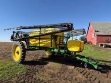 90ft boom.Its got a John Deere rate controller so its plug and play with John Deere display.But