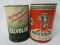 Valvoline and Cities Service Five Quart Cans