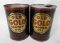 Old Gold Metal Quart Cans