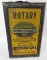 Rotary Motor Oil Five Gallon Can