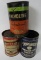 Three Five Pound Grease Cans