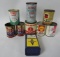 Lot of Eight Assorted Tins
