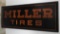 Miller Tires Framed Tin Sign