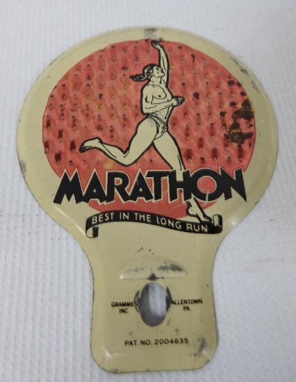 Marathon License Plate Topper